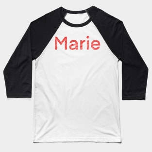 Marie Baseball T-Shirt